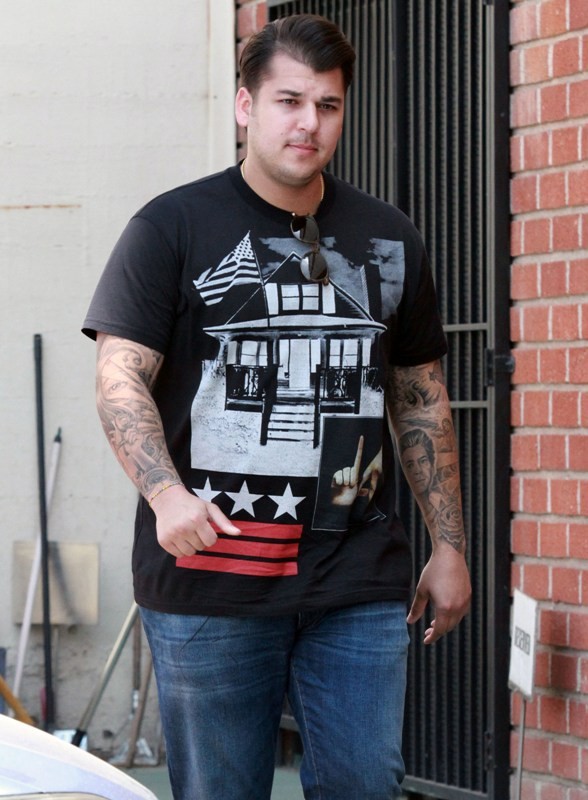 Robert Kardashian v poslednom čase výrazne pribral